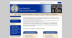Desktop Screenshot of boee.iowa.gov