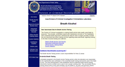 Desktop Screenshot of breathalcohol.iowa.gov