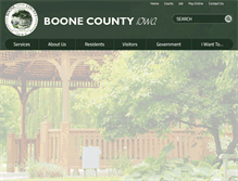 Tablet Screenshot of boonecounty.iowa.gov