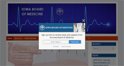 Desktop Screenshot of medicalboard.iowa.gov