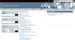 Desktop Screenshot of legis.iowa.gov